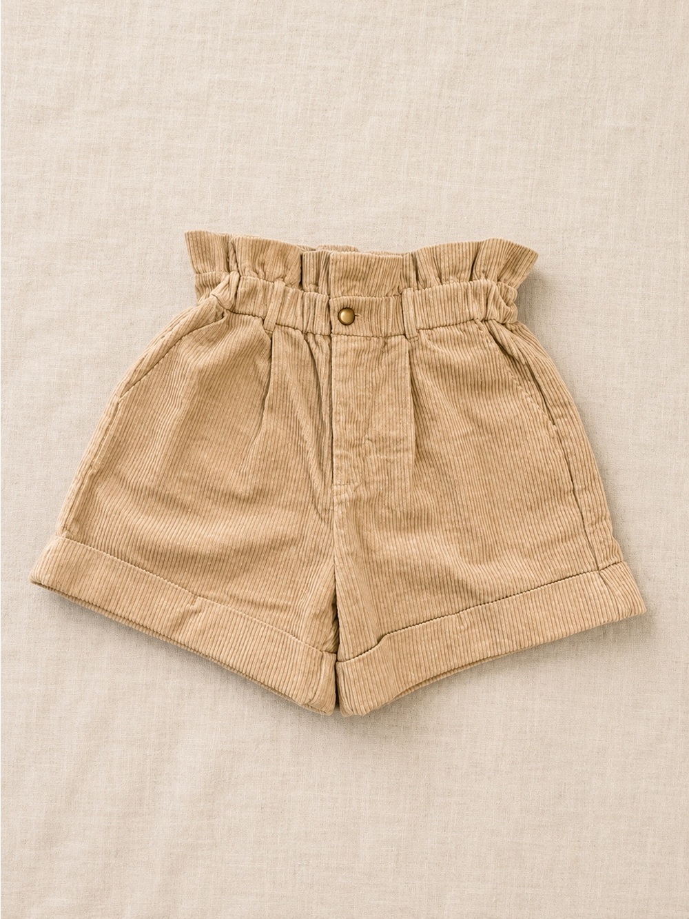 ✨ Stretchy Boho Corduroy High-Rise Shorts w Belt Loops Size S